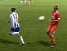 Video: Brighton under-21 player whacks opposition player in the face with perfectly executed back flick
