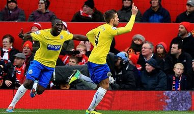 Video: Yohan Cabaye adds to woe for United at Old Trafford with opening goal