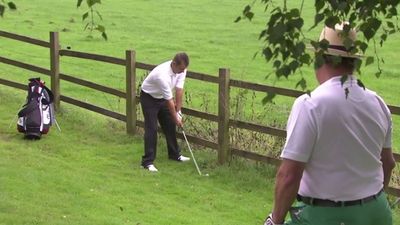 Video: We doubt you’ll see a better golf shot this year