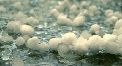 Picture: Look at the size of the hailstones that fell in Clare on Sunday