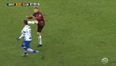 Video: This defender in Belgium was sent off for a brutal karate kick to the face