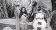 Video: Kelly Brook singing Santa Baby in next to nothing