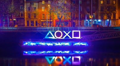 Video: Some spectacular footage of Dublin at night during the launch of the PS4