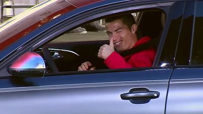 Video: Gareth Bale and Cristiano Ronaldo speed their Audis around a racetrack