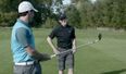 Video: Wayne Rooney takes on Rory McIlroy in Crossbar Challenge (with golf balls and footballs)