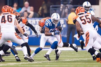 Watch as Indianapolis Colts’ wide receiver takes a stroll through Bengals defence