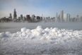 Picture: This aerial shot of a frozen Chicago is simply amazing