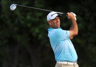 Picture: Stewart Cink has a really embarrassing tanline