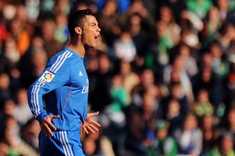 Video: Cristiano Ronaldo scores an absolute screamer against Real Betis
