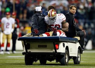 GIF: Gruesome leg injury from the NFL last night