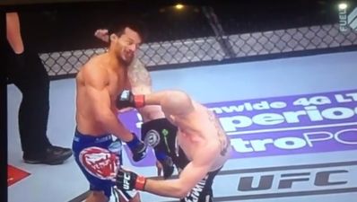 Video: Vicious head kick by Donald Cerrone ends fight at UFC on Fox 10
