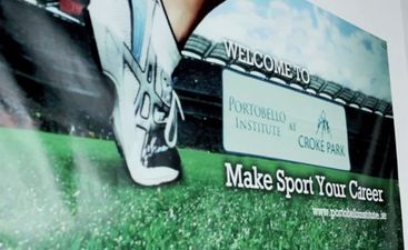 Video: Fancy a career in sport? Check out courses at the Portobello Institute