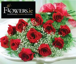 [Competition Closed] Get Valentine’s Day off to a great start with a Dramatic Dozen from Flowers.ie