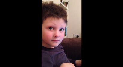 If you want to know what JOE was like as a four-year-old, check out this little football expert…