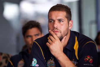 Video: Change of codes? AFL star Buddy Franklin practices his hurling skills in the gym