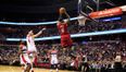 Video: Dwyane Wade Alley-Oops ball almost full length of the court for LeBron James to slam home