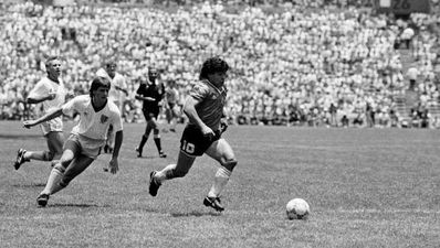 Video: Fantastic behind-the-goal angle of Maradona’s wonder goal against England in 1986