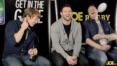 Video: Missed out on the JOE Rugby Roadshow from The Bath Pub? Here’s all the best bits