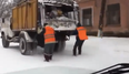 Video: Russian bin men get a little creative at work