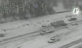 Video: Watch as a snow-covered road causes 15 accidents in just 30 seconds