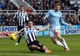 GIF: Brilliantly worked Edin Dzeko goal gives Man City the lead against Newcastle