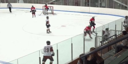 Video: Ice Hockey cheap shot goes terribly wrong