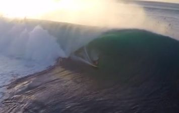 Video: Drone and Go Pro camera combine for brilliant surfing footage from the Pipeline in Hawaii