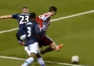 Video: Should Sunderland have been awarded a penalty for this challenge on Adam Johnson?