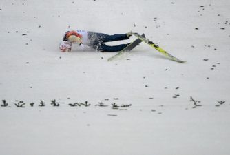 Vine: This ski jumper took a nasty looking fall at the Winter Olympics today