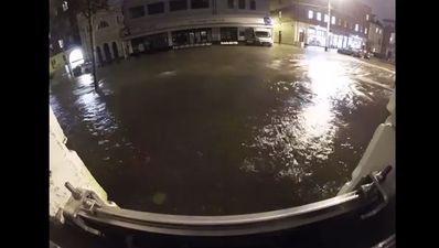 Videos: Canoeists, a jogger and a disturbing timelapse; amazing footage from last night’s floods in Cork