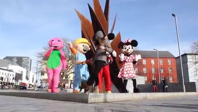 Video: The people of Galway get ‘Happy’ on camera