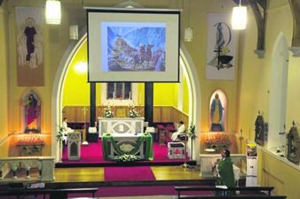 Careful now! Galway priest tries to put a bit of life into his masses through PowerPoint