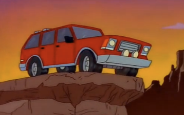 Gif: This driver takes the ‘Canyonero’ approach to cutting through traffic