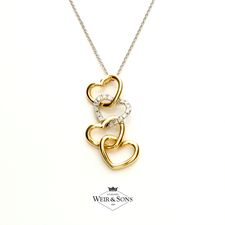JOE’s Valentine Gift Countdown with Weir & Sons: Interlocking hearts pendant