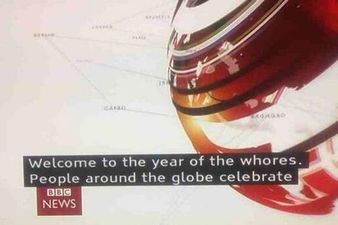 The BBC accidentally dub this ‘the year of the whores’ in China