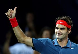 Video: Roger Federer pulled off another unbelievable between the legs shot in Dubai today