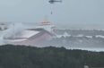 Video: Incredible footage of a cargo ship being destroyed by rough seas off the French coast
