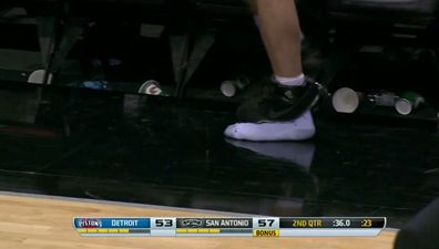 Video: NBA star’s shoe explodes on the court