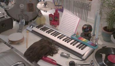 The Power of Hair: Request any Huey Lewis song you like from this keyboard playing wig…seriously