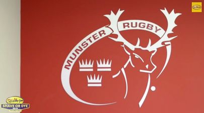 Video: Watch as the Munster Rugby squad take part in Today FM’s Shave Or Dye campaign
