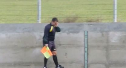 Video: The right call – Referee in Bulgaria chats on his phone during the match