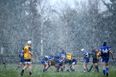 Video and pics: This is how snowy it was during the all-Dublin Fitzgibbon Cup clash today