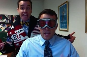 Video: American principal and vice-principal perform Vanilla Ice rap to announce school snow day