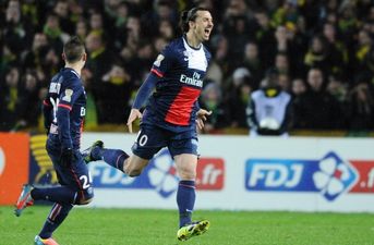 Video: Zlatan’s Zlatan-like reaction to a suggestion that last night’s cracker was scored with the wrong foot