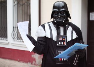 Pic: Did you spot the election posters for Darth Vader in Dublin this week?