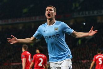 GIF: Mancehster City double their lead through Edin Dzeko