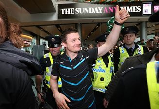 Gallery: The Irish rugby team return to Dublin Airport with the 6 Nations trophy