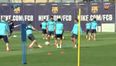 Video: Barcelona show you how a one touch passing drill should be done