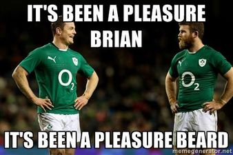 Twitter reaction as the nation mourns the demise of Gordon D’Arcy’s beard