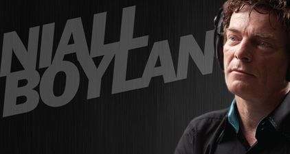 DJ Niall Boylan receives a call live on air to tell him his house had been ransacked